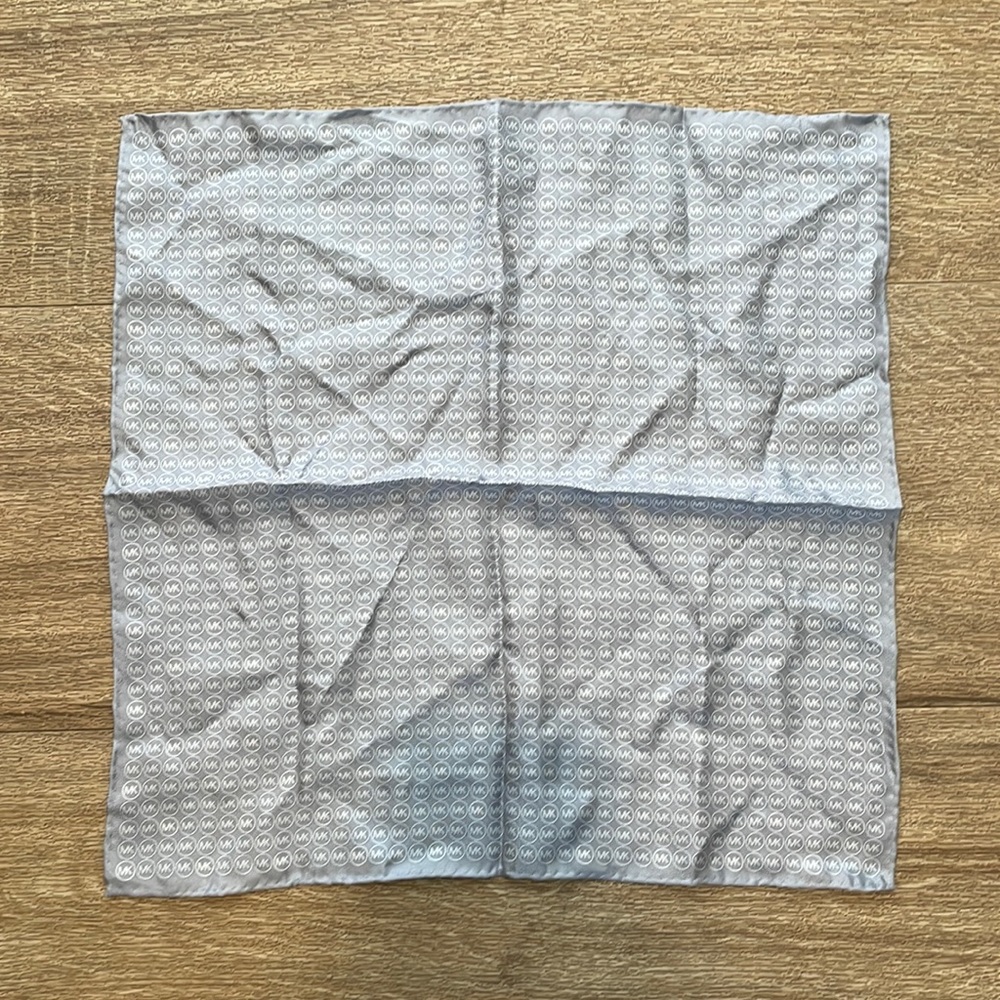 Michael Kors silk pocket square